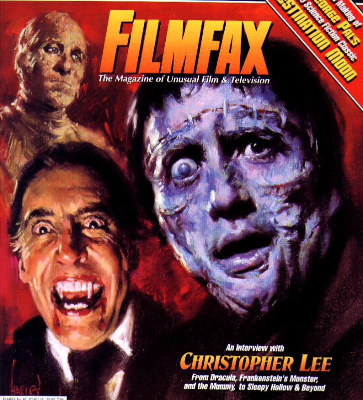 Chrisopher Lee on FilmFax Magazine - 727x800, 117kB