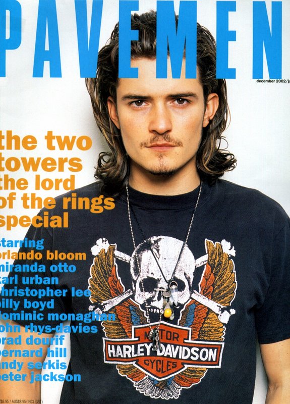 Orlando Bloom On Pavement Magazine's Cover - 575x800, 127kB