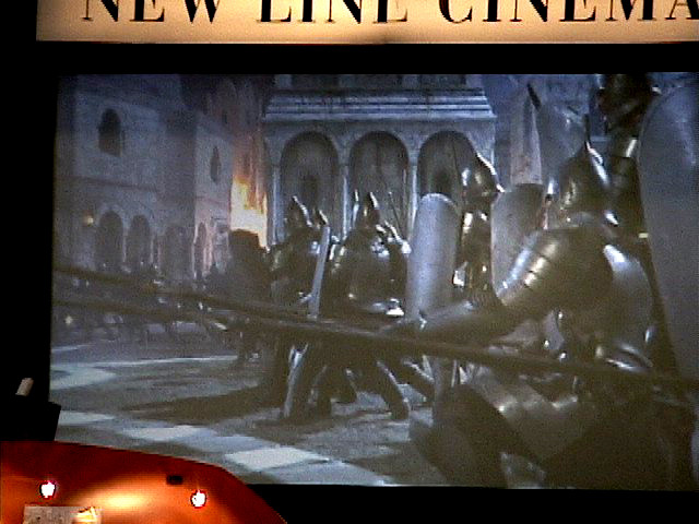 Gondorian Soldiers Brace Themselves - 640x480, 79kB