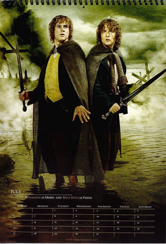 RoTK 2003 Calendar - Merry And Pippin - 544x800, 132kB