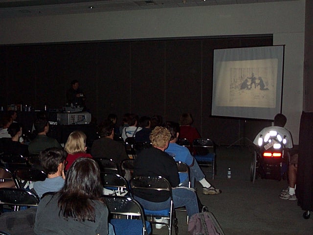Annotated Hobbit Panel - ComicCon 2002 - 640x480, 53kB