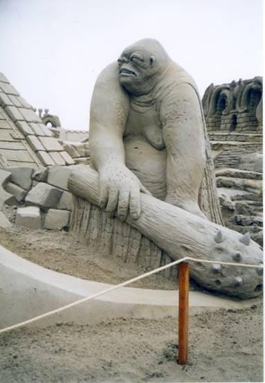 Sandsculpture Festival in Scharendijke, The Netherlands - 383x553, 31kB