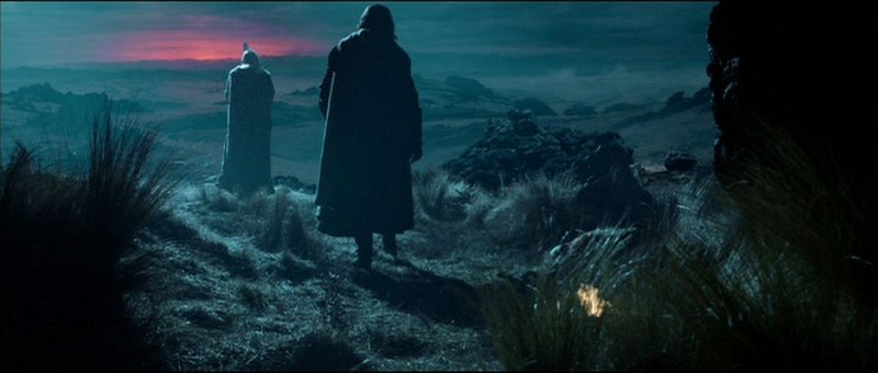 Gandalf and Aragorn look towards Mordor - 800x340, 40kB