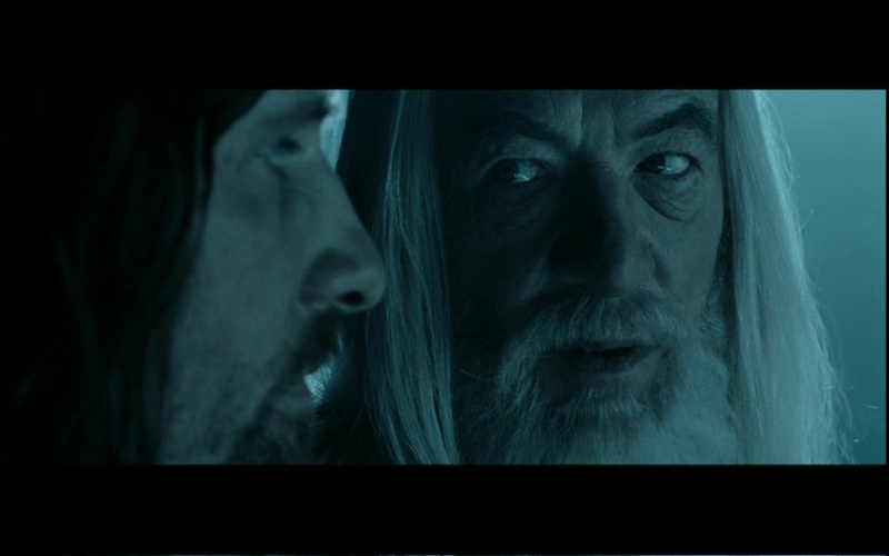 Gandalf speaks to Aragorn - 800x500, 72kB