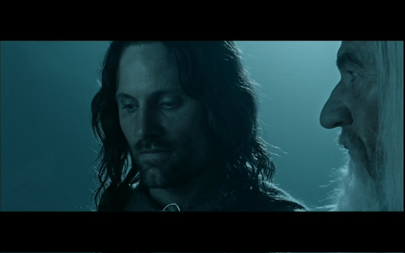 Aragorn Ponders Gandalf's Words - 800x500, 75kB