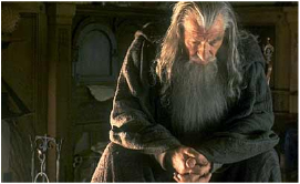 Gandalf in Thought - 271x166, 43kB