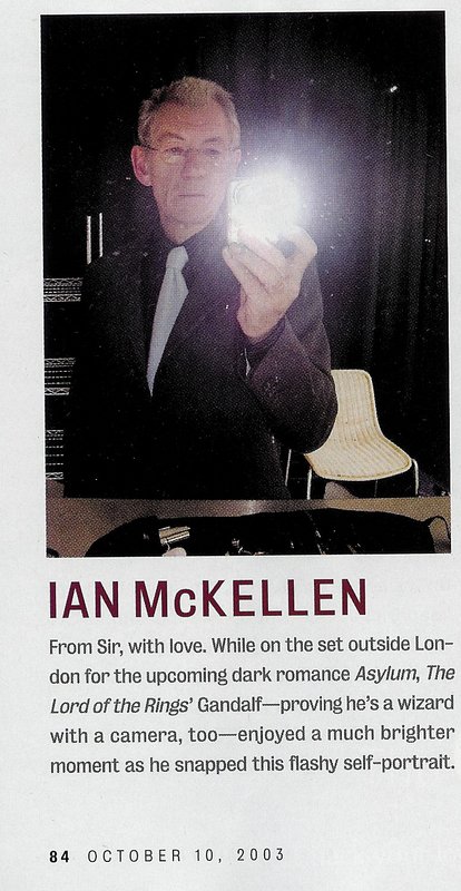 Ian McKellen in EW Magazine - Oct 10 2003 - 414x800, 81kB