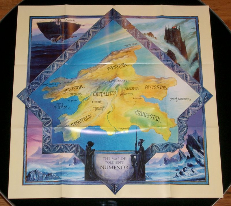The Map of Tolkien's Númenor - 800x715, 116kB