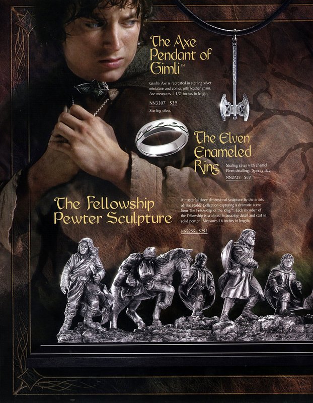 Noble Collection 2003 Lord of the Rings - 622x800, 137kB