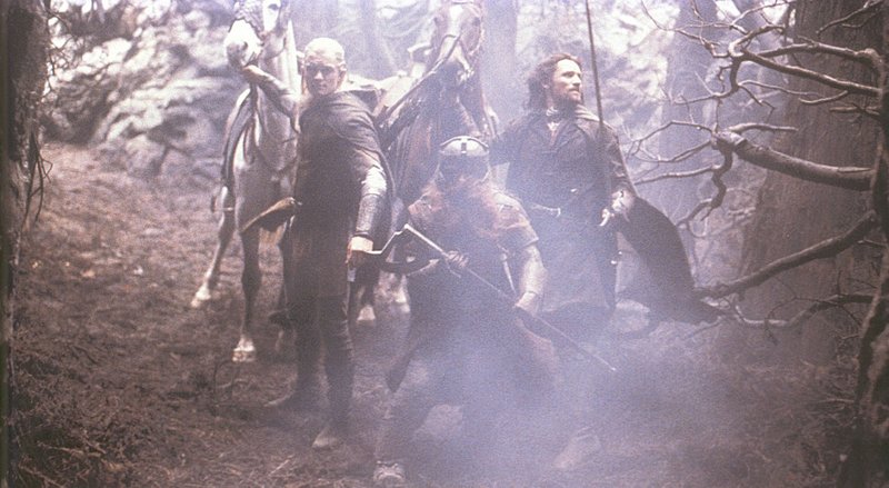Aragorn, Gimli and Legolas - 800x439, 78kB
