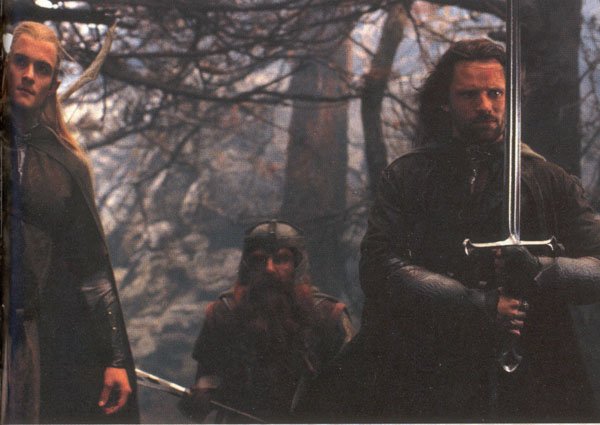 Aragorn, Gimli and Legolas - 600x425, 46kB