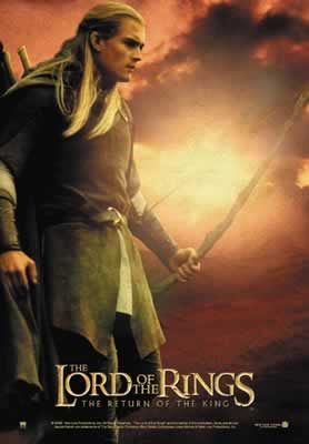 Legolas: Return of the King Postcards - 278x400, 11kB