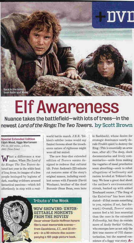 Entertainment Weekly: Elf Awareness - 442x800, 125kB