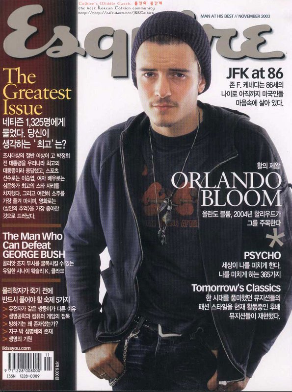 Orlando Bloom in Korean Esquire Magazine - 595x800, 121kB