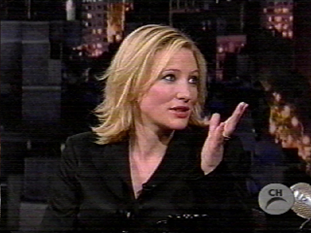 TV Watch: Cate Blanchett on The Late Show with David Letterman - 640x480, 152kB