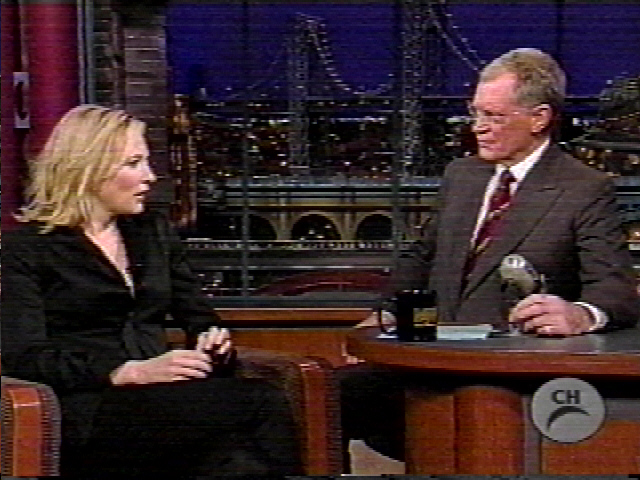 TV Watch: Cate Blanchett on The Late Show with David Letterman - 640x480, 177kB