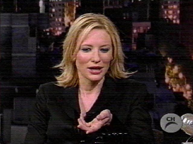 TV Watch: Cate Blanchett on The Late Show with David Letterman - 640x480, 152kB