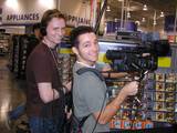 The "Ringers: Lord of the Fans" crew members John and Josh hard at work. - (800x600, 130kB)