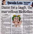 Dame for a laugh, the marvellous McKellen - (770x800, 174kB)