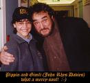 A Night To Remember!:John Rhys Davies hugs Fan - (591x540, 51kB)