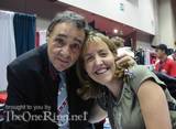 John Rhys-Davies with Another Fan! - (500x367, 44kB)